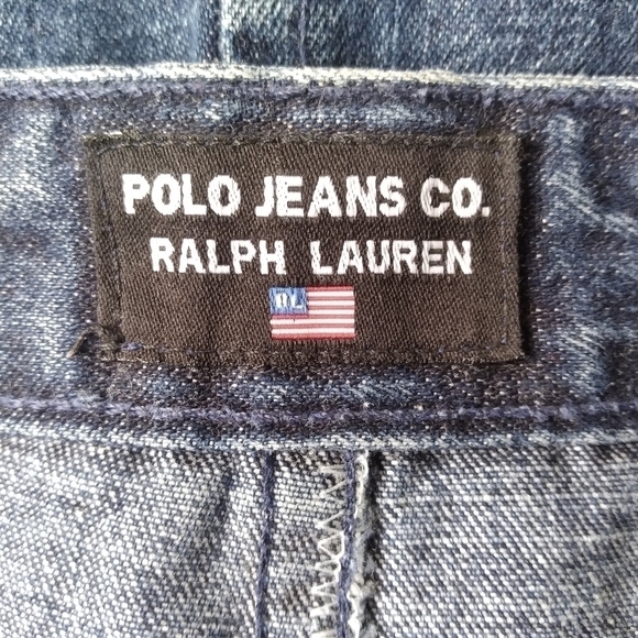 vintage polo jeans mini skirt - Picture 3 of 6